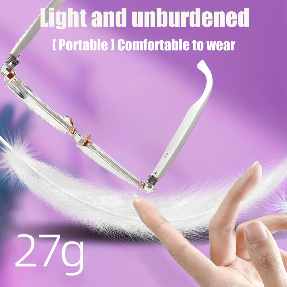 Lunette intelligente sans fil LIFEBEE 5.4 avec microphone intégré, rechargeable par USB, anti-lumière bleue, son Hi-Fi, contrôle tactile, longue durée de vie, non étanche, pour sports de plein air, randonnée, conduite, lecture de musique, appels